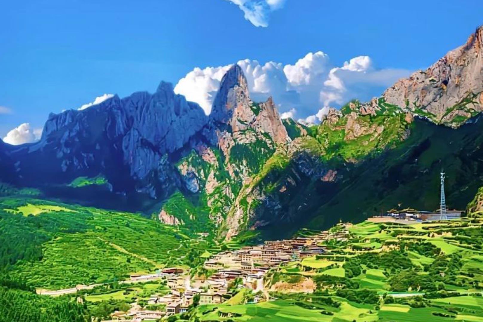 甘肃兰州+扎尕那+若尔盖花湖生态旅游区+黄河九曲第一湾+桑科草原6日5晚私家团